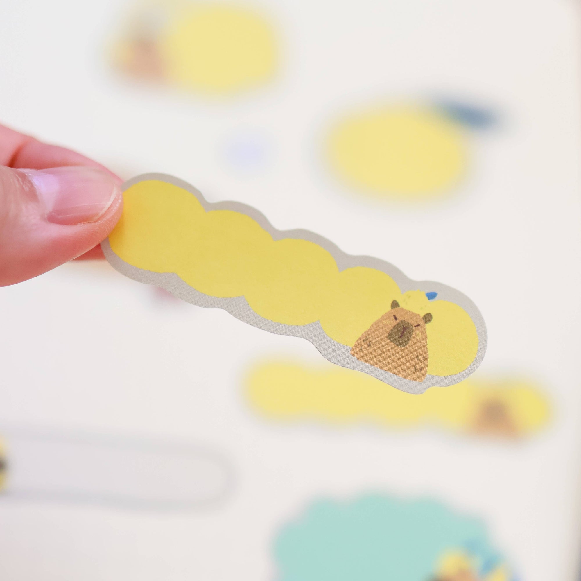 Paper Roll Labels (Kiss Cut) - Capybara