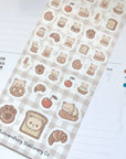 Kuma and Her Bakery Sticker Sheet