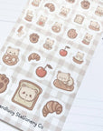 Kuma and Her Bakery Sticker Sheet