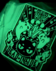 Dead Inside Glow in the Dark Kitty Vinyl Sticker