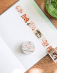 Tabby Cats Stamp Washi Tape