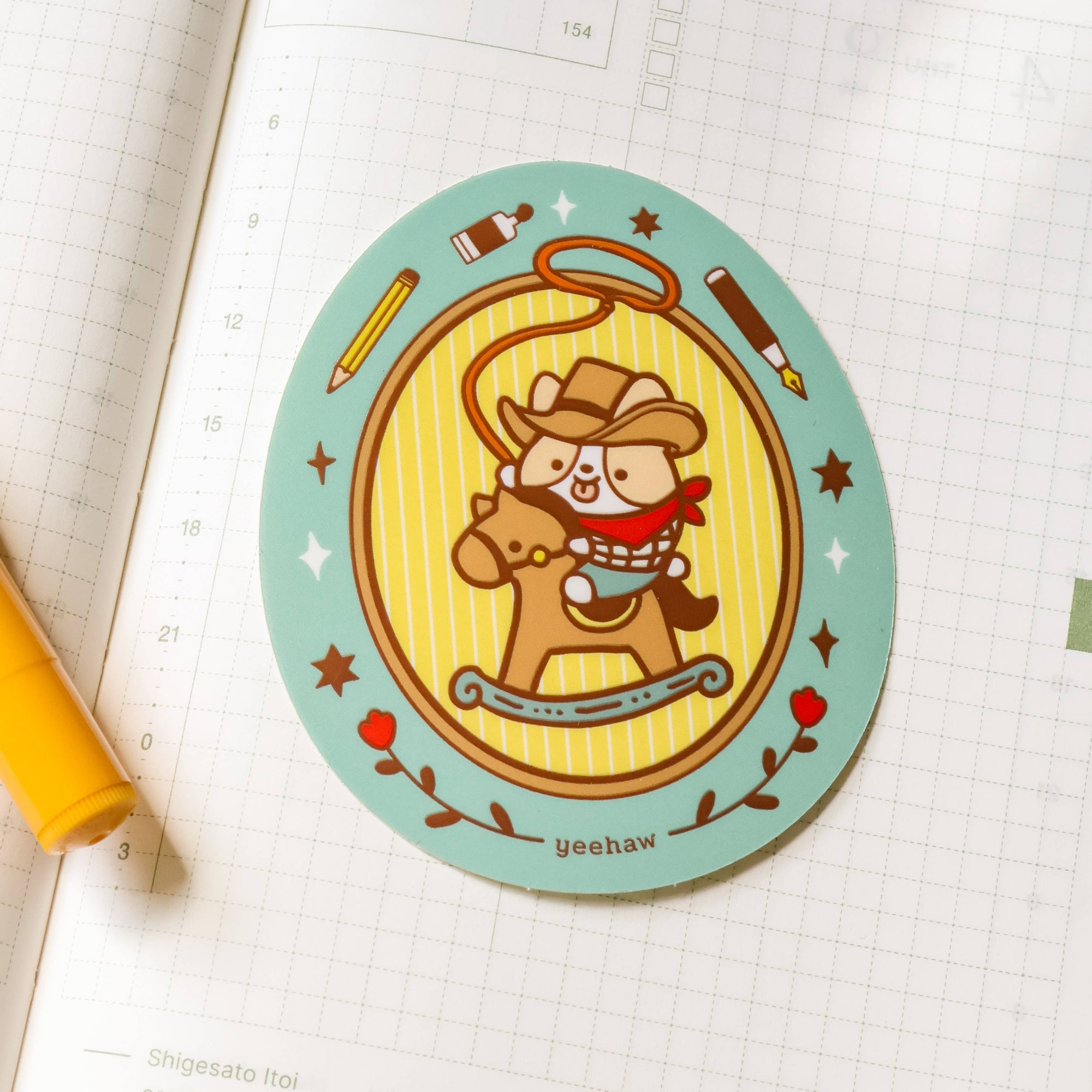 Yeehaw! Vinyl Sticker