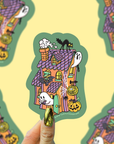 Haunted Bookstore Vinyl Sticker