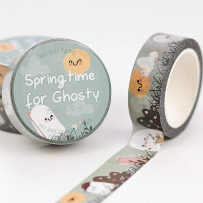 Spring time for Ghosty - Ghost washi tape