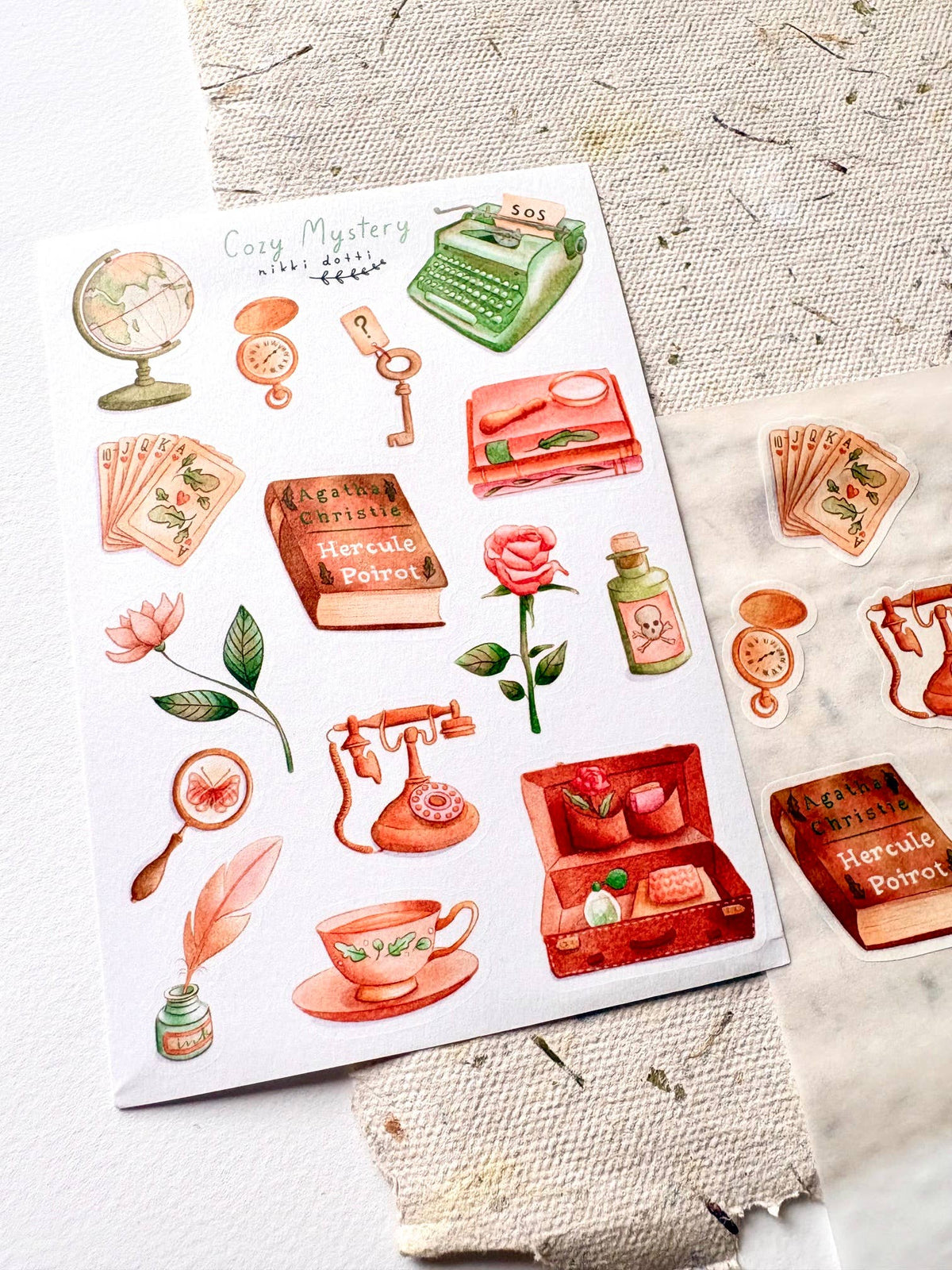 Cozy Mystery Sticker Sheet