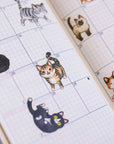 Neighborhood Cats Washi Sticker Sheet