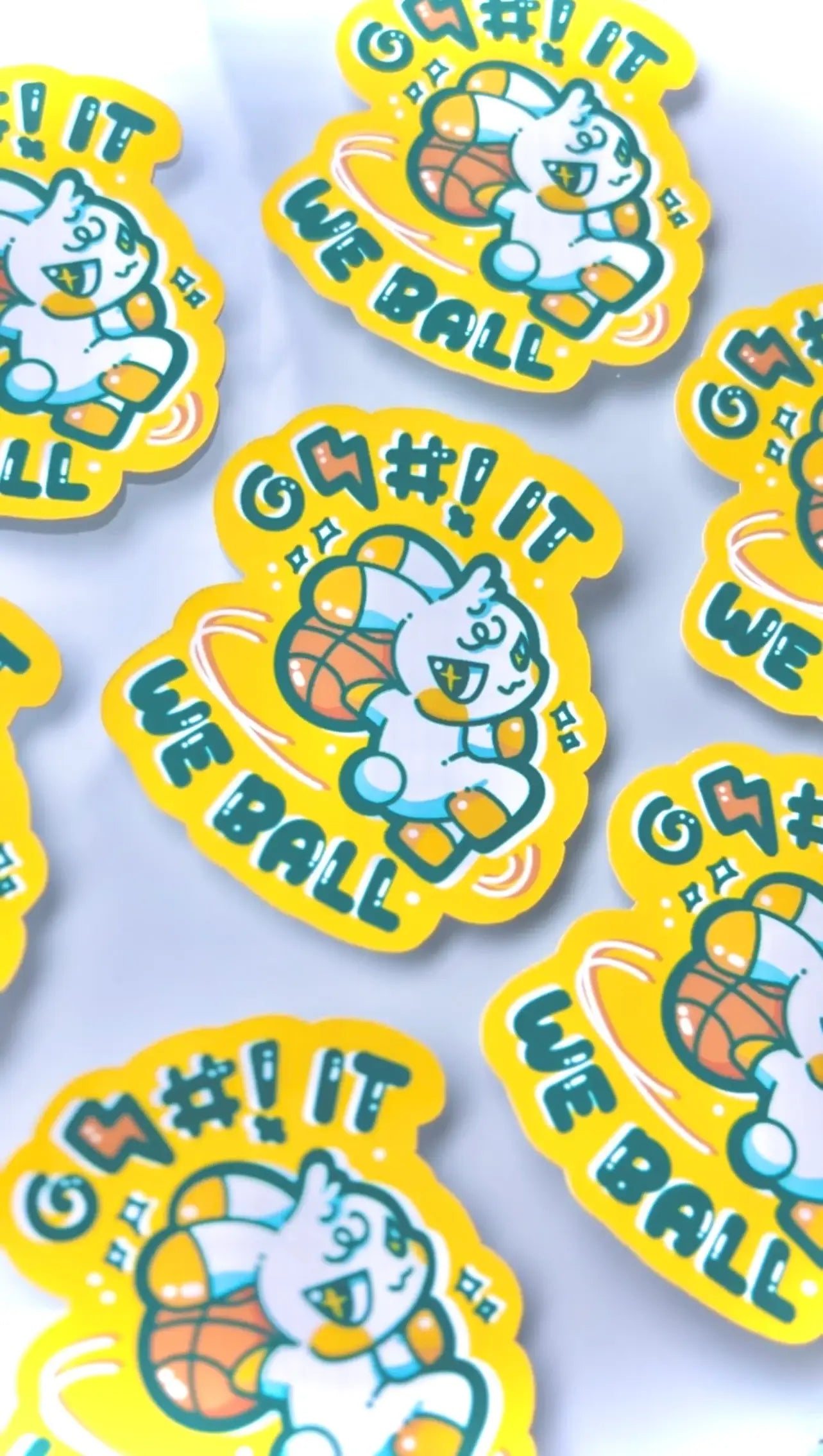 F*ck it We Ball Bunny Sticker