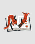 Book Wyrm Vinyl Sticker