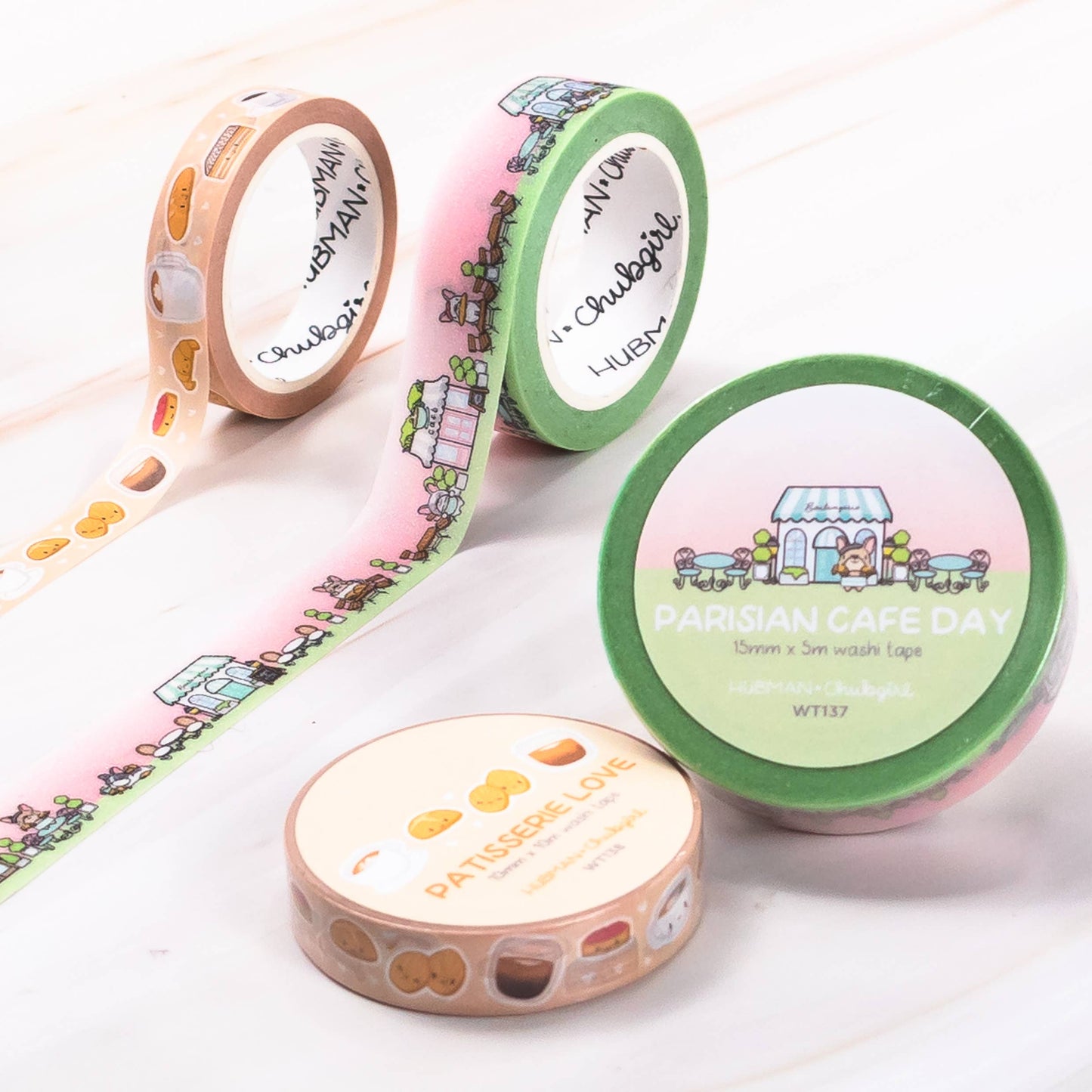 Parisian Cafe Washi Tape (Set of 2)