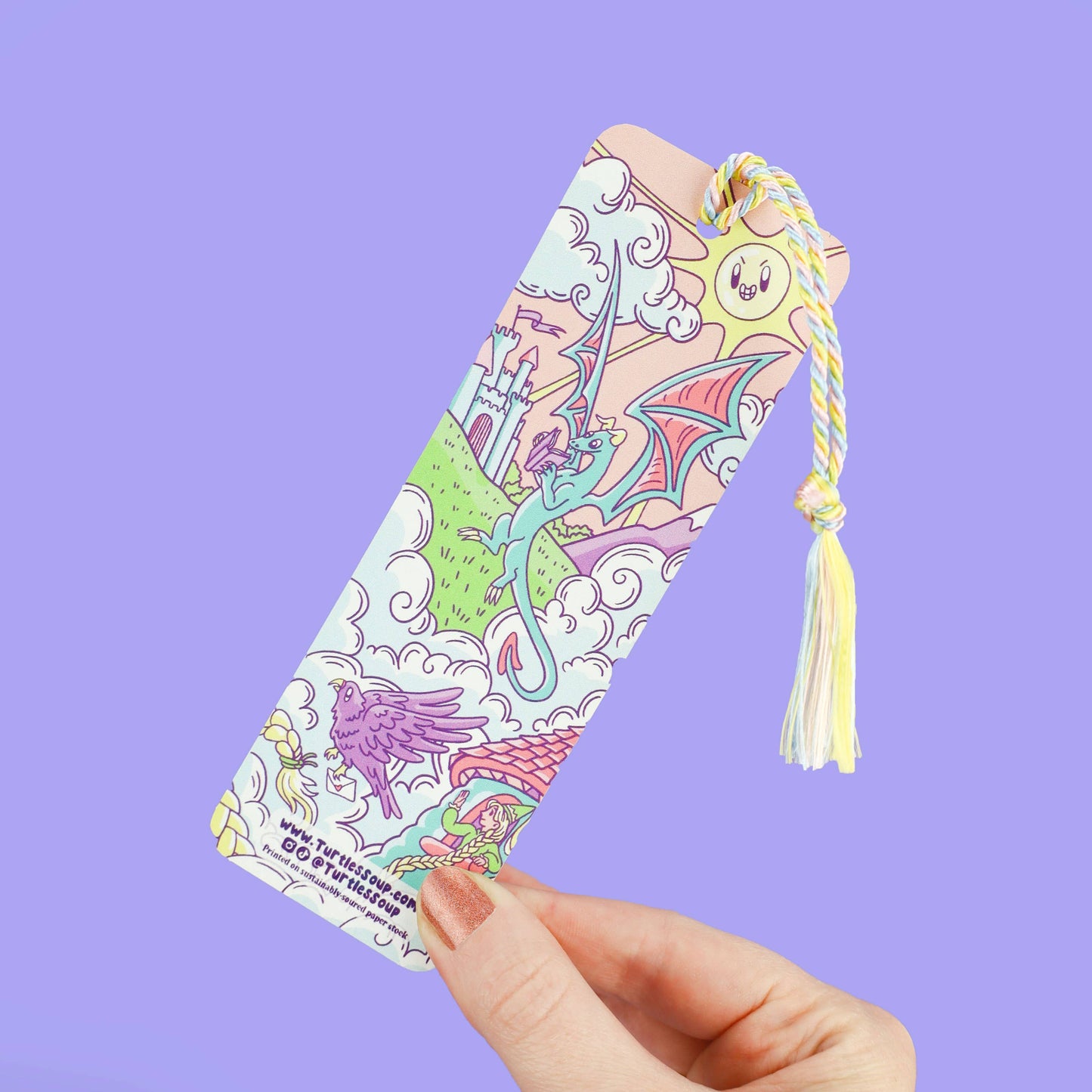 Dreamy Dragon Bookmark with Tassel