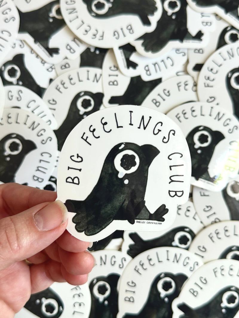 Big Feelings Club Vinyl Sticker