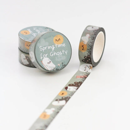 Spring time for Ghosty - Ghost washi tape