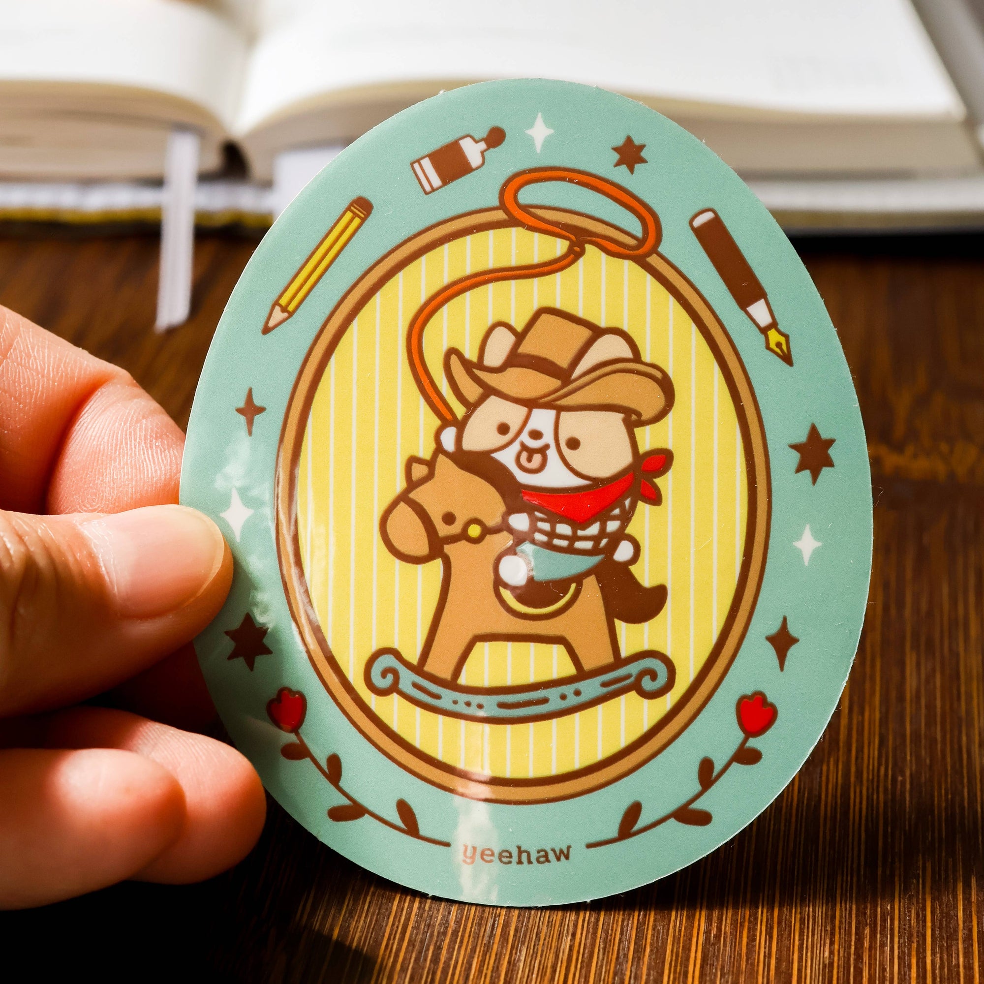 Yeehaw! Vinyl Sticker