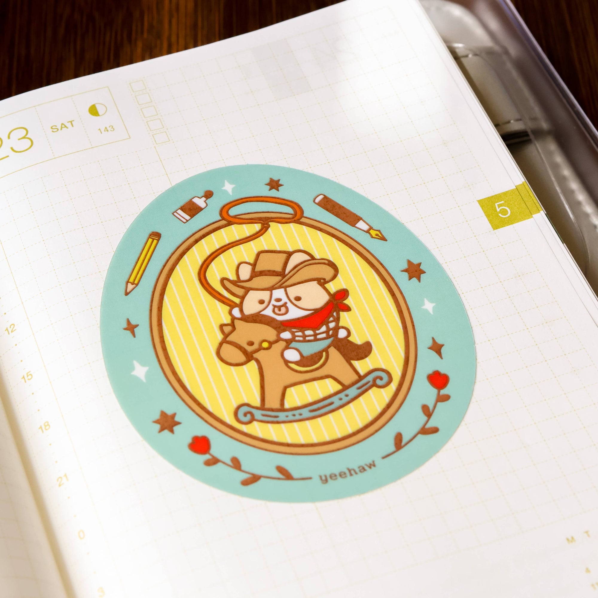 Yeehaw! Vinyl Sticker
