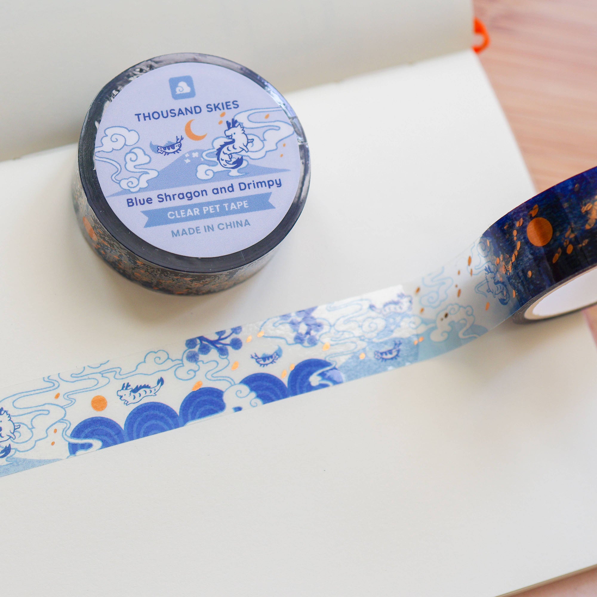 Blue Shragon and Drimpy PET Tape