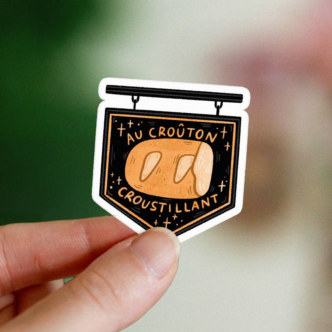 Croûton Croustillant Bakery vinyl sticker