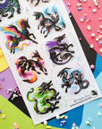 Chromatic Mythic Beasts Sticker Sheet