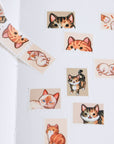 Tabby Cats Stamp Washi Tape