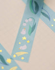 Flower Duck Foil Washi Tape