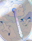 Sky Writer Glass Pen Vinyl Sticker