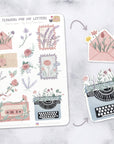 Floral Happy Mail Sticker Sheet