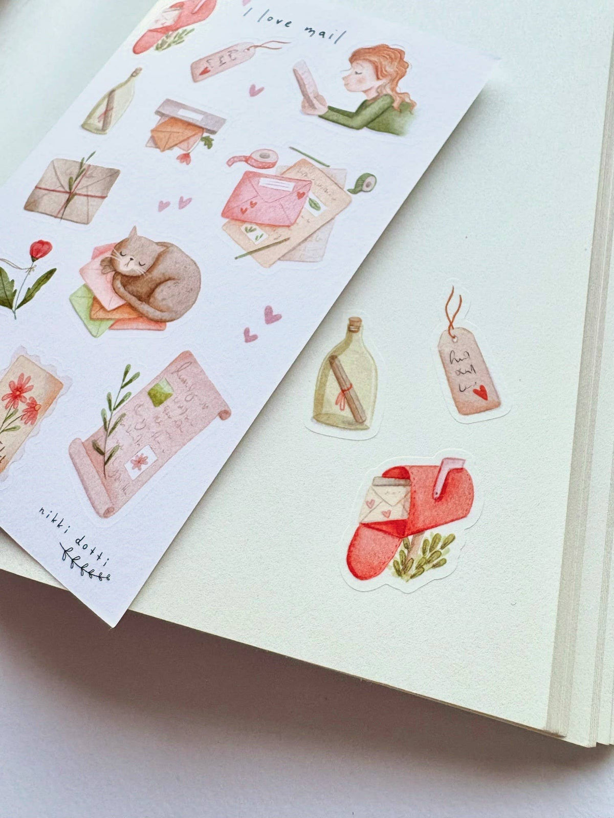 I Love Mail Sticker Sheet