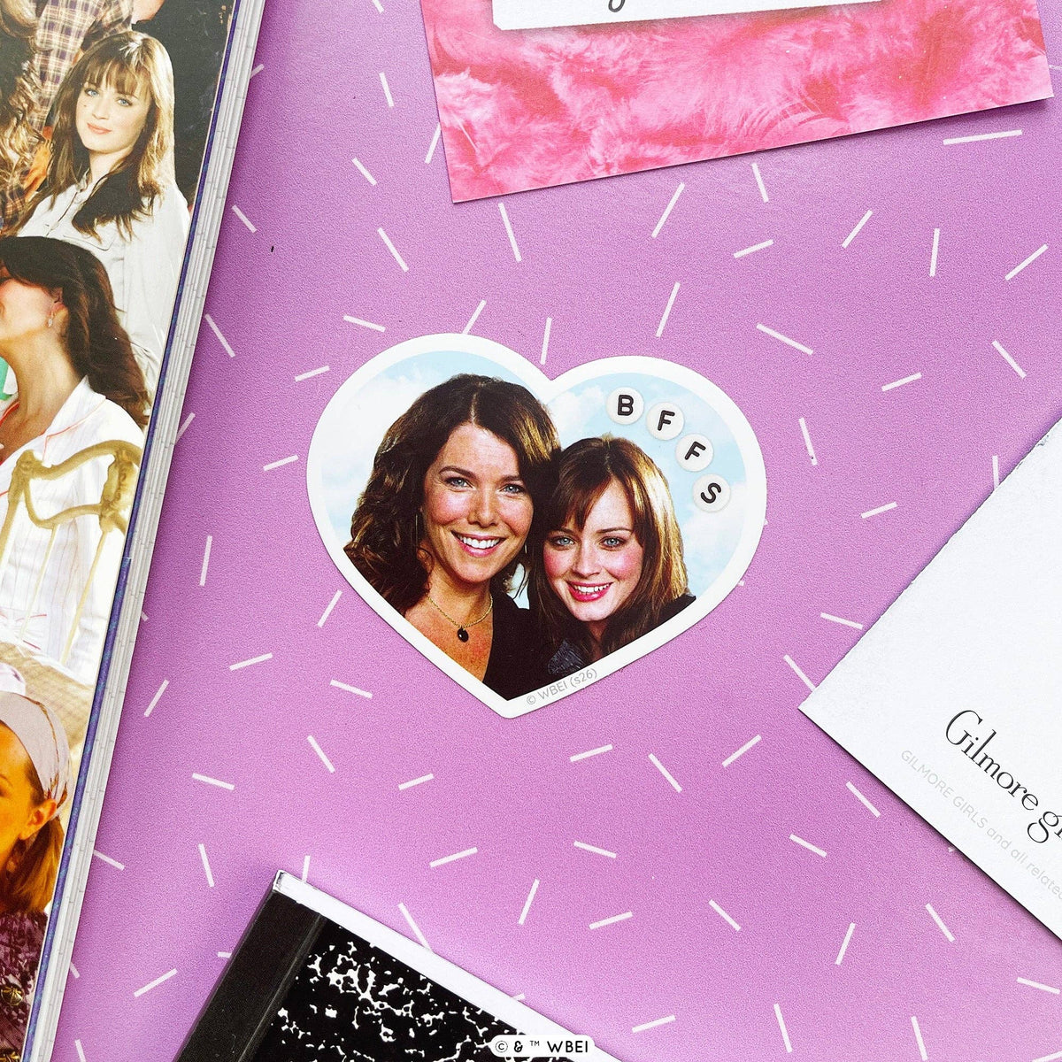 Gilmore Girls Stars Hollow Favorites Vinyl Sticker Pack
