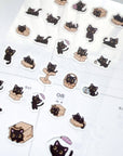 Luna the Black Cat Sticker Sheet