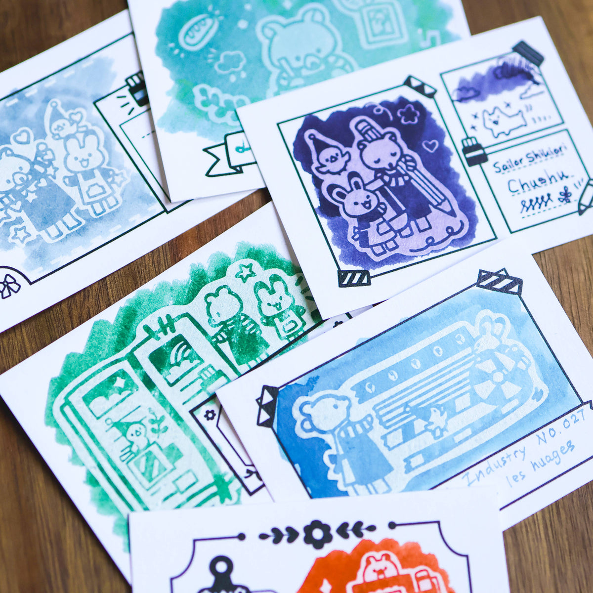 Little Journal Ink Swatch Cards