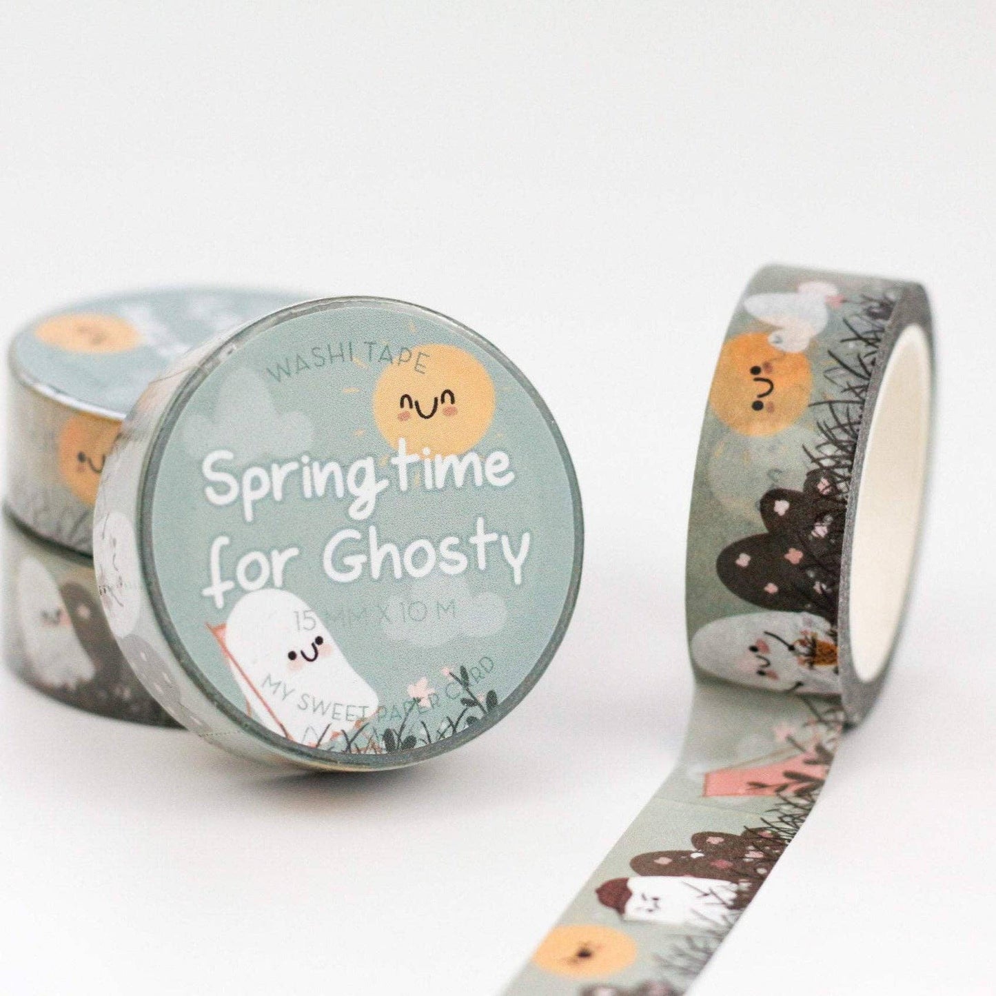 Spring time for Ghosty - Ghost washi tape