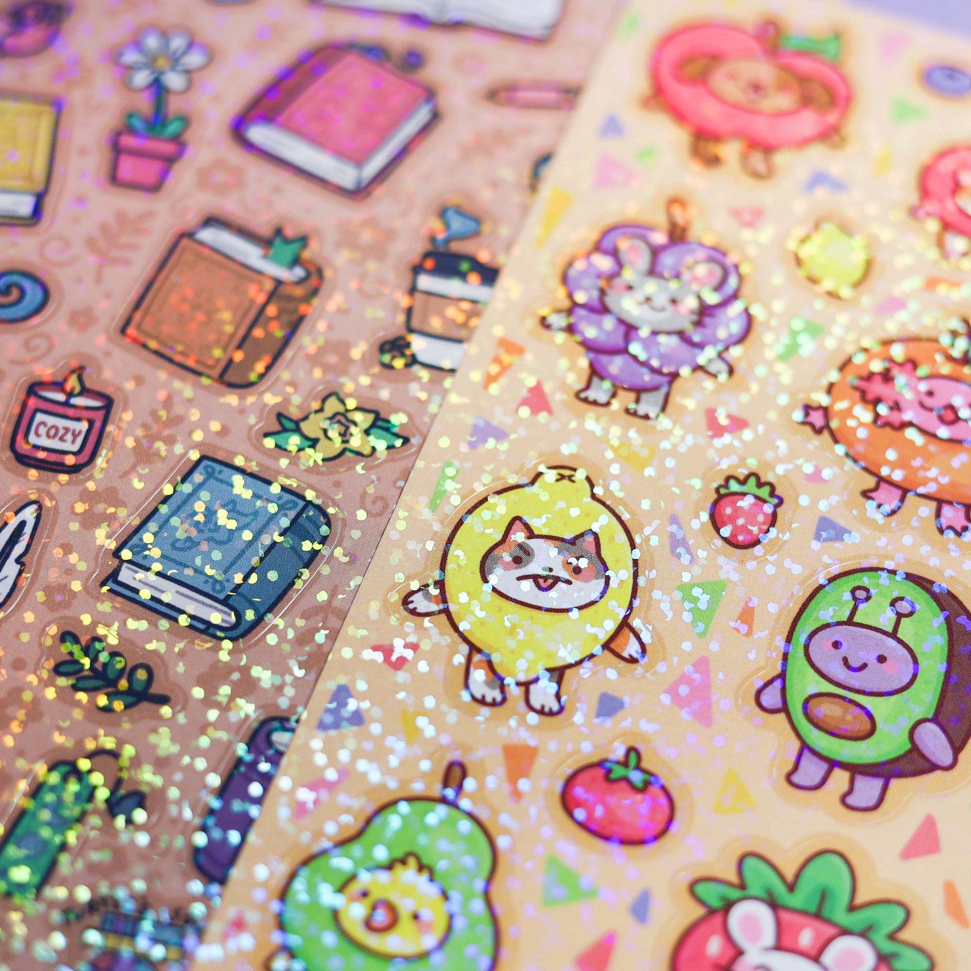 Cute Fruit Friends Sticker Sheet