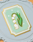 Lily of the Valley Duckie Holographic Vinyl Sticker