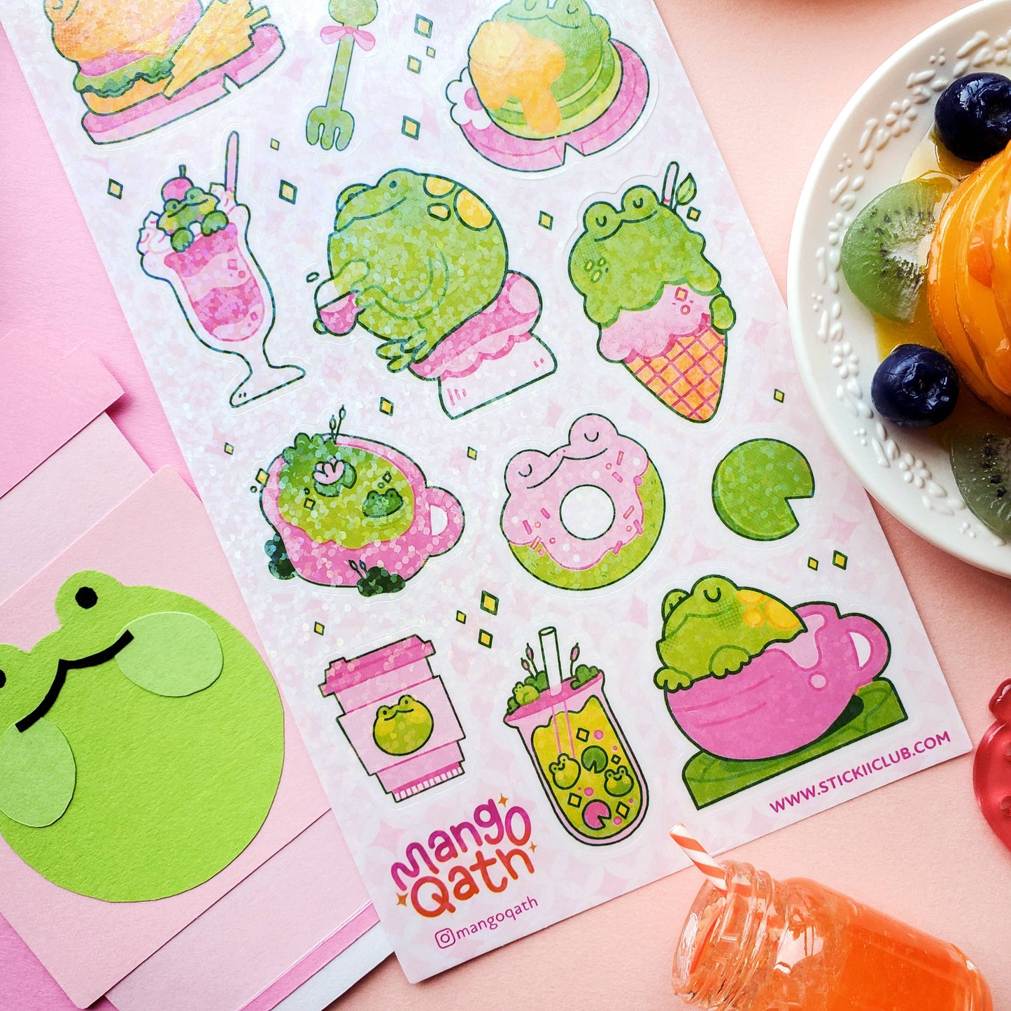 Froggy Delicacies Sticker Sheet