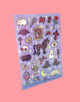 Goth Romance Sticker Sheet