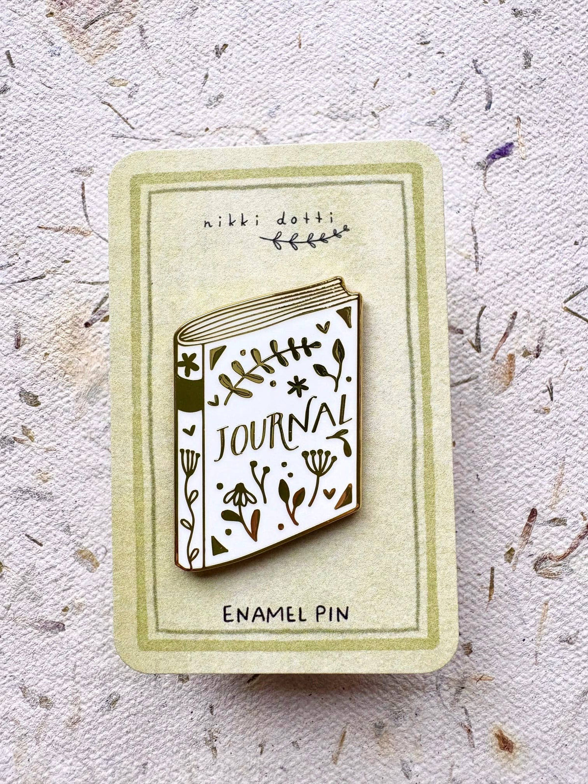 Journal Enamel Pin