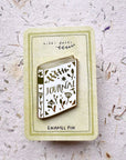 Journal Enamel Pin
