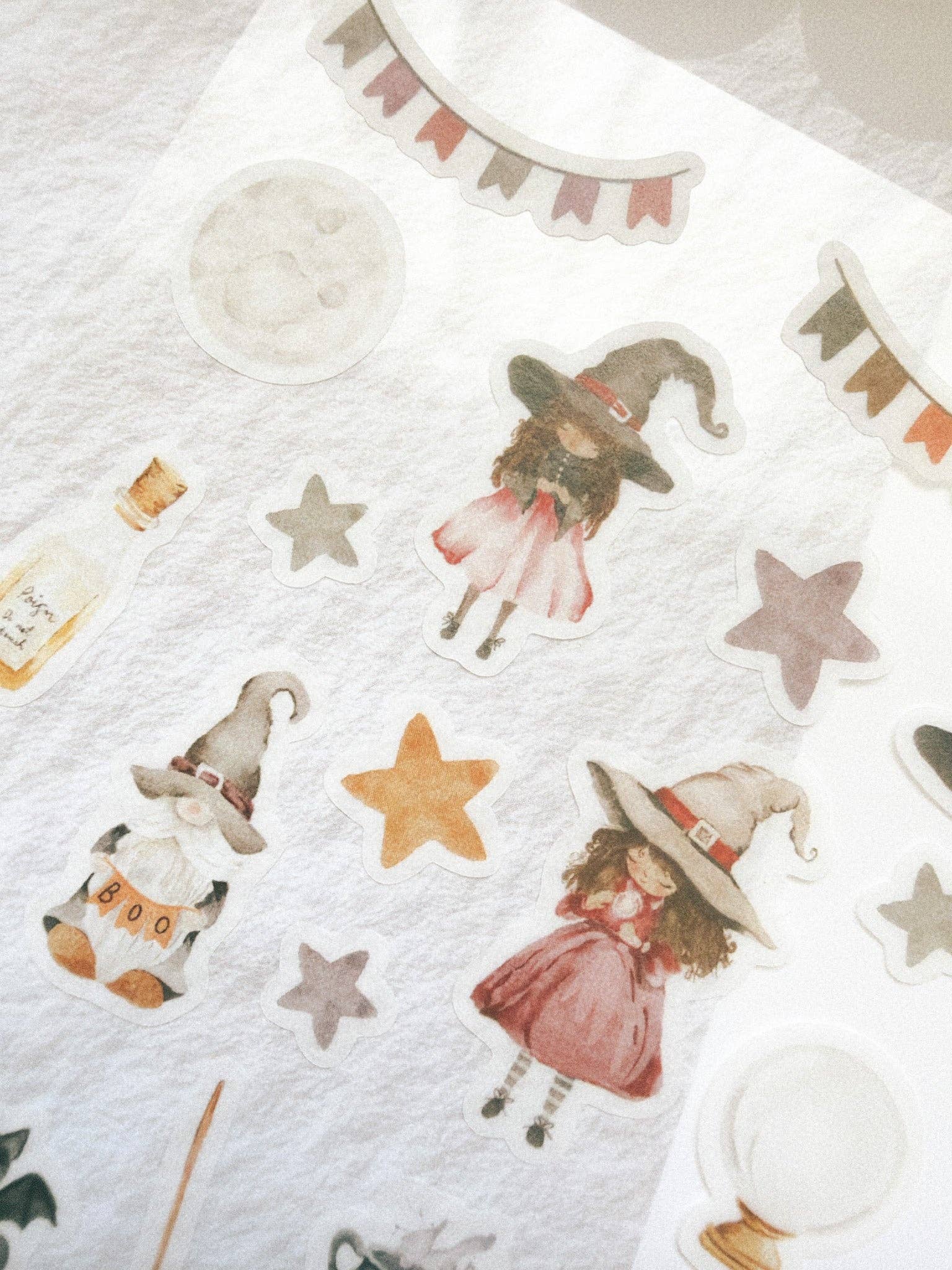 Spooky Halloween Washi Sticker Sheet