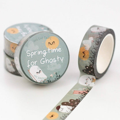 Spring time for Ghosty - Ghost washi tape