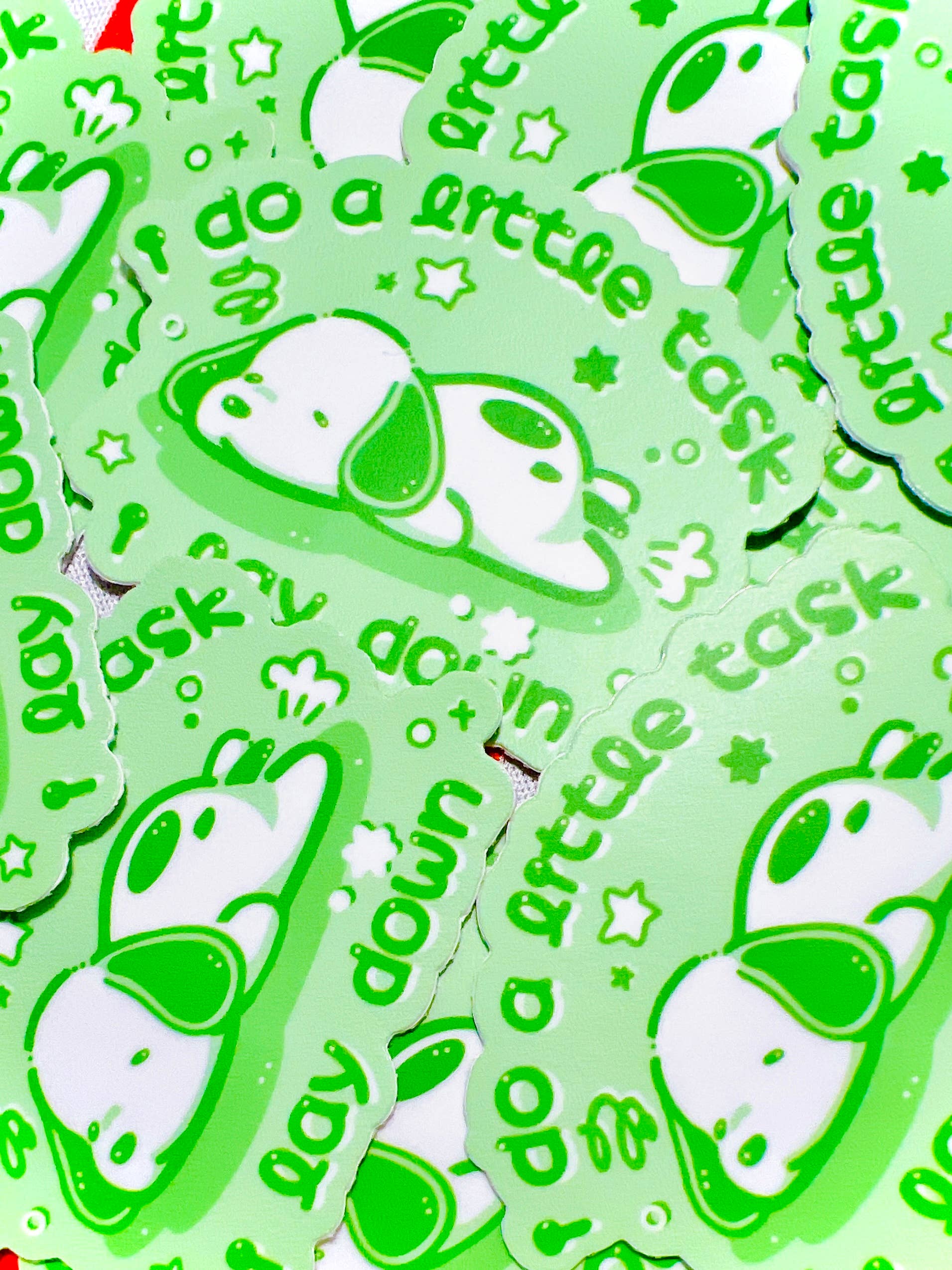 I Do a Little Task I Lay Down Vinyl Sticker