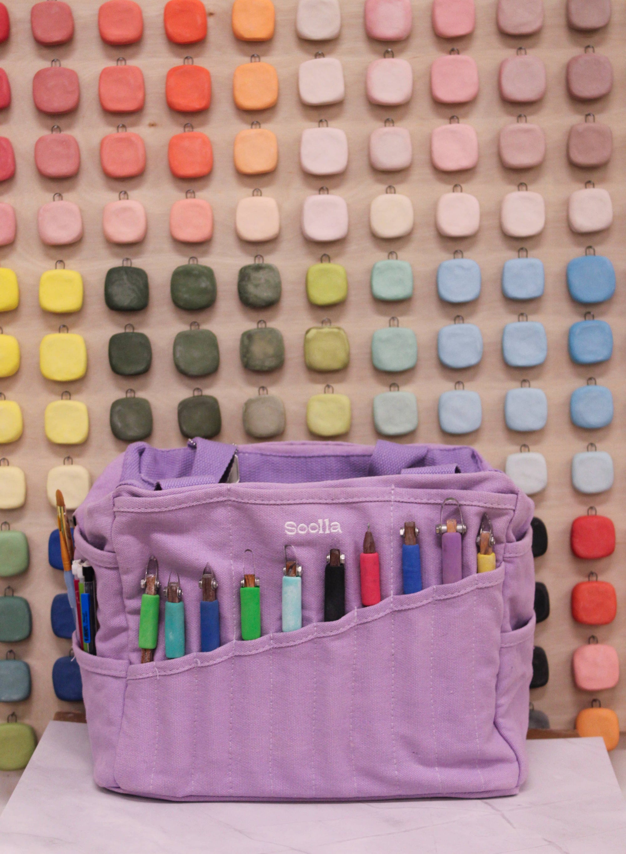 Artist Tote Bag Lilac Love