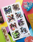 Chromatic Mythic Beasts Sticker Sheet