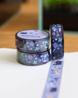 Floral Black Cat PET Tape