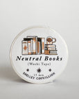 Neutral Books Washi Tape