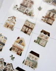 Christmas Village Washi Sticker Sheet