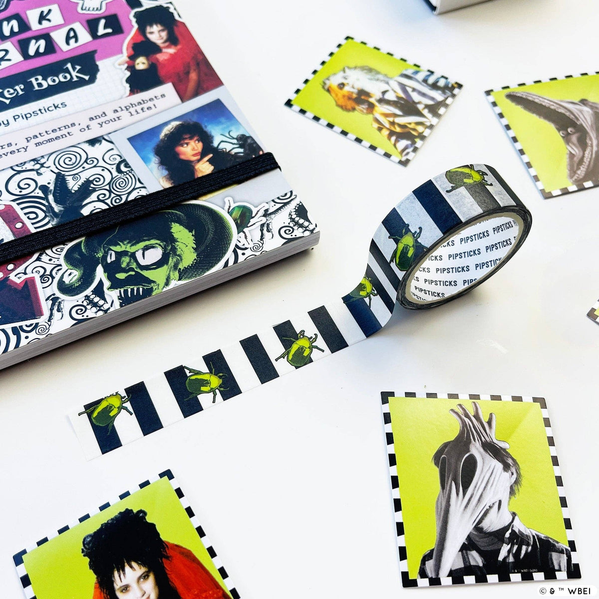 Beetlejuice Strange &amp; Unusual Washi Tape Set