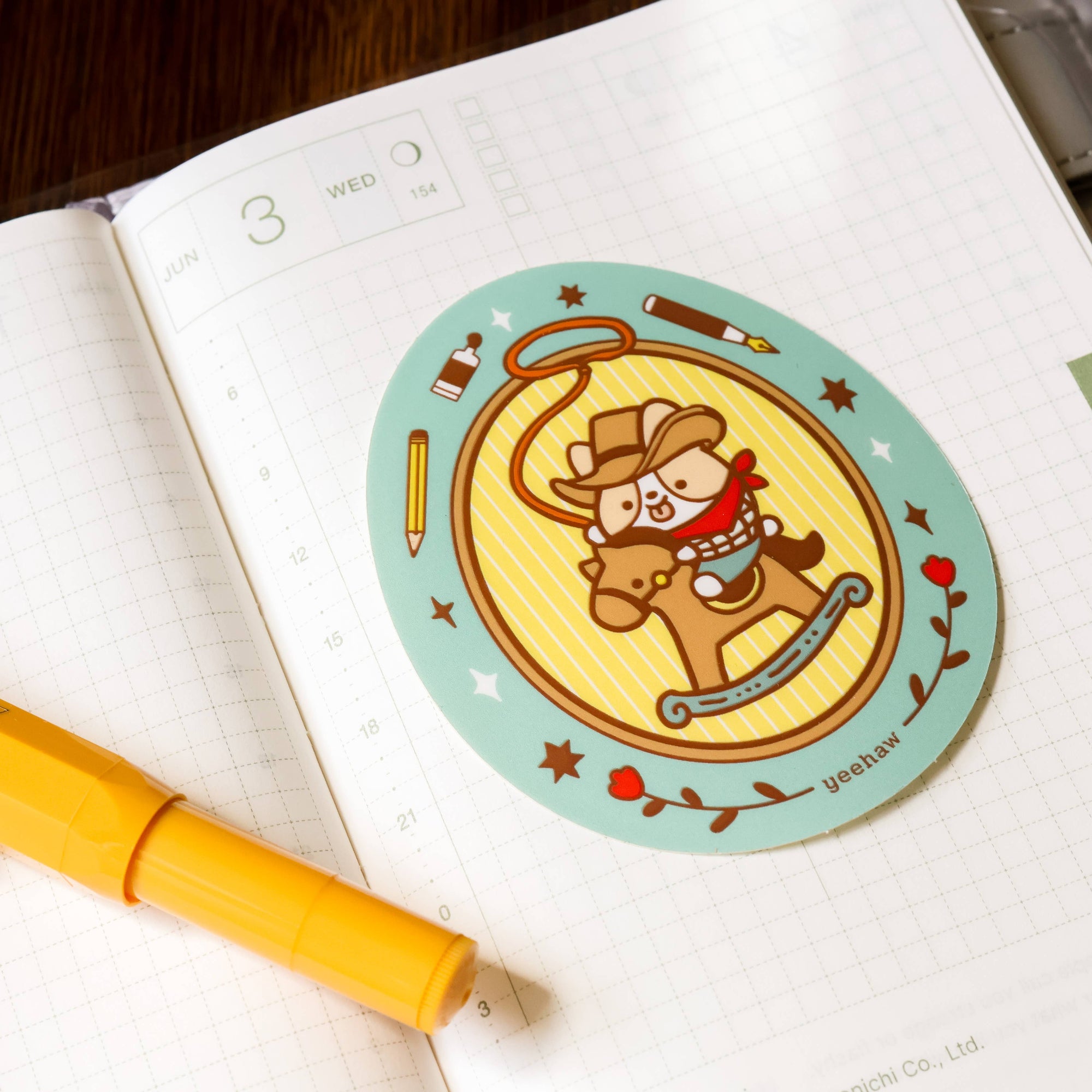Yeehaw! Vinyl Sticker
