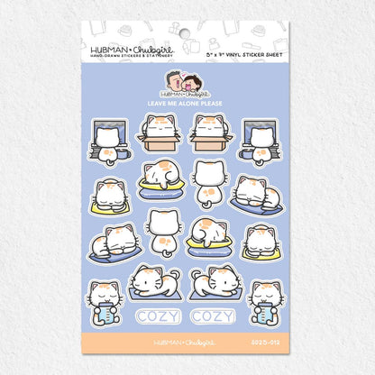 Sticker Sheet - Leave Me Alone Please