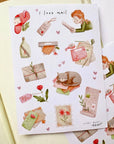 I Love Mail Sticker Sheet