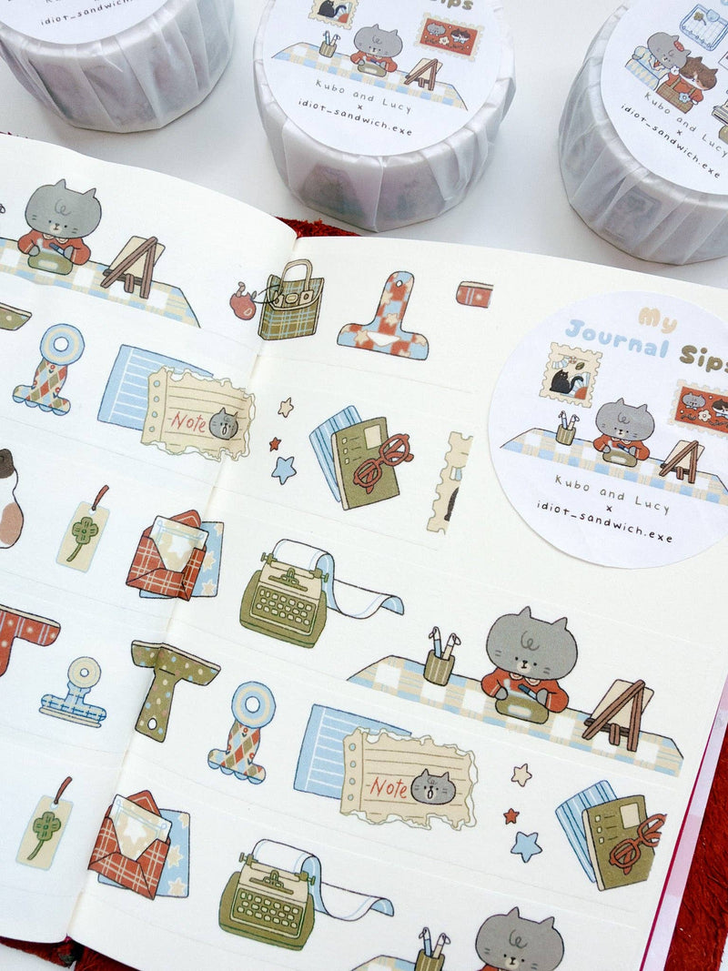 My Journal Sips Washi Tape V3 Stationery
