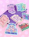 Kitty Book Club Sticker